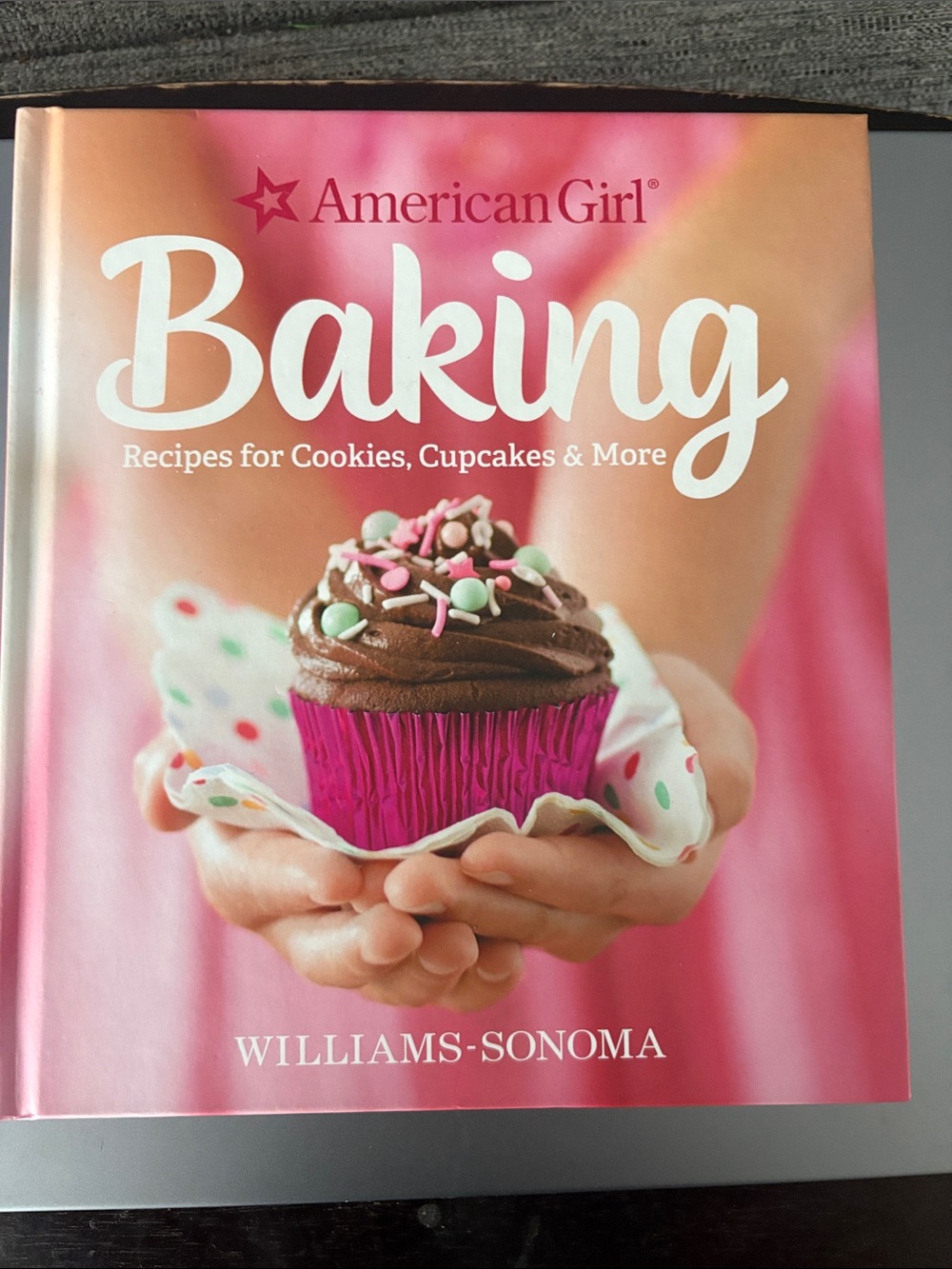 American Girl Baking Book - Pink and Brown Cover Art